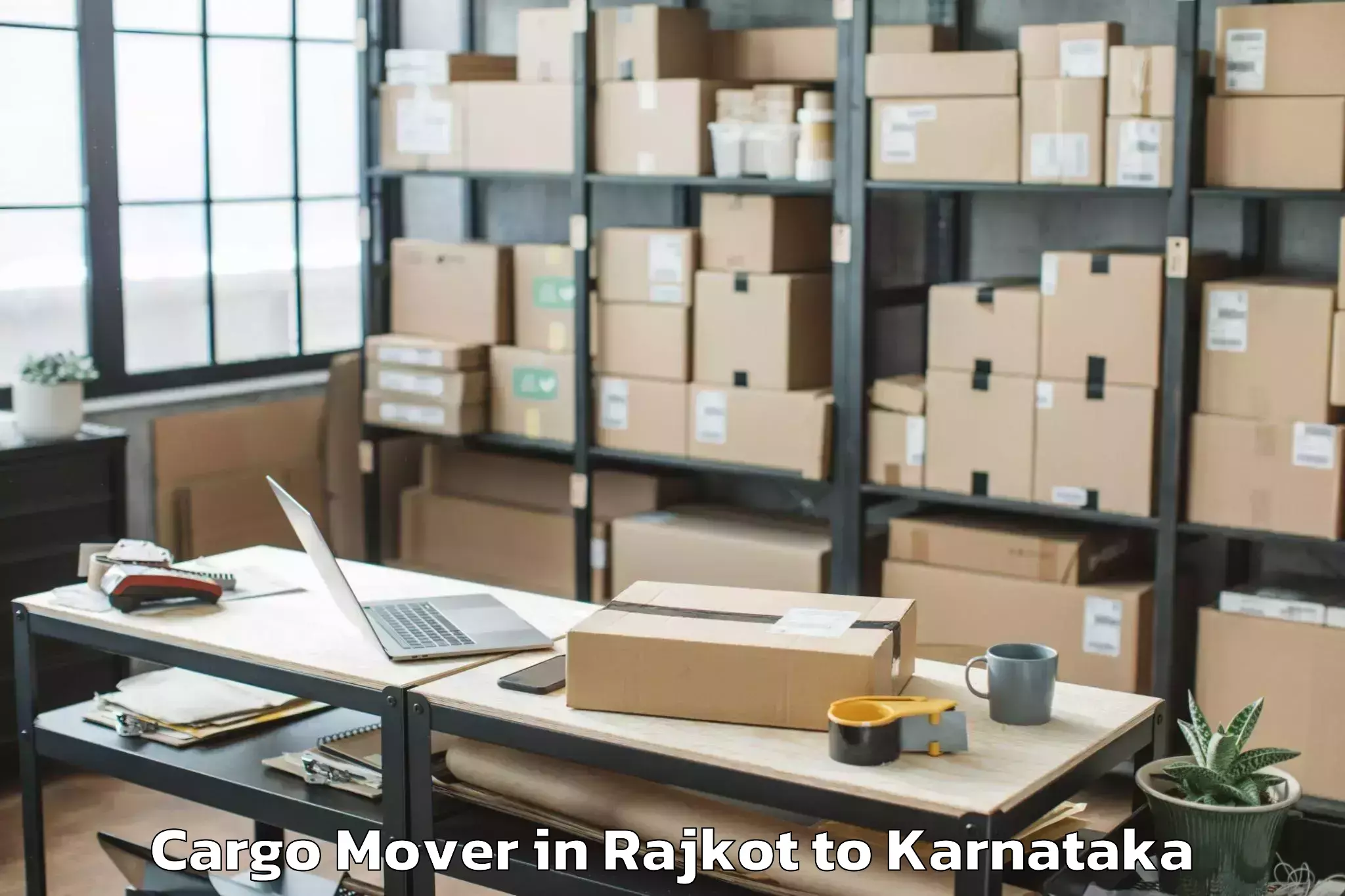 Leading Rajkot to Kanjarakatte Cargo Mover Provider